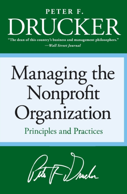 Binding: Paperback
Description: The groundbreaking and premier work on nonprofit organizations. The nonprofit sector is growing rapidly creating a major need for expert advice on how to manage these organizations effectively.