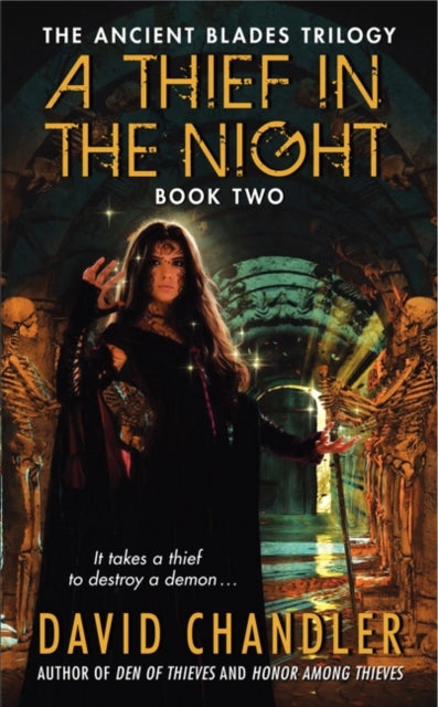 Binding: Paperback
Description: Den of Thieves introduced a phenomenal new fantasist to the world: David Chandler. With A Thief in the Night he continues the saga of young cutpurse Malden whose one tragic mistake has marked him for either doom or glory if his luck holds out.