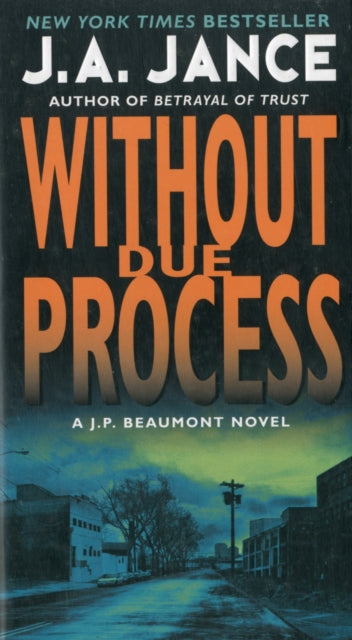 Binding: Paperback
Description: A spellbinding story of lies betrayal and multiple murder featuring Seattle detective J. P. Beaumont.