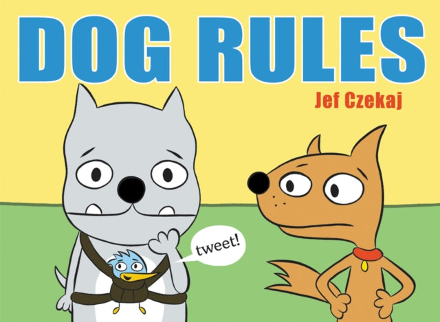 Binding: Hardcover
Description: A hilariously interactive picture book that will have kids barking growling and chirping but mostly laughing out loud. A companion to the popular Cat Secrets by Jef Czekaj. Two dogs must teach their new puppy to be a good dog. The puppy has to learn to growl but it keeps tweeting.