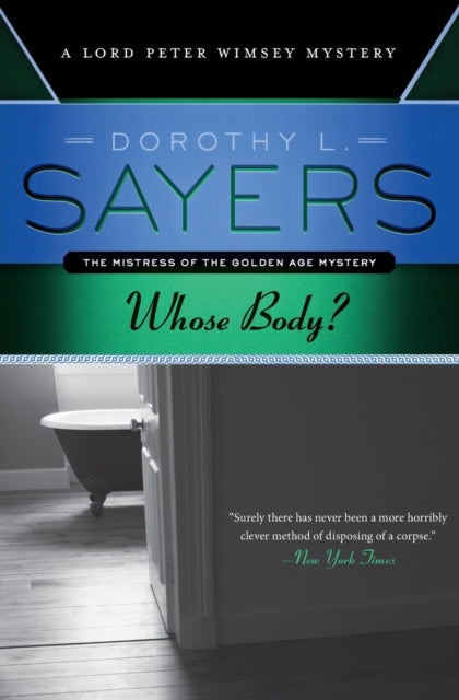 Binding: Paperback
Description: From Dorothy L. Sayers one of the greatest mystery story writers of the twentieth century (Los Angeles Times) the first mystery featuring Lord Peter Wimsey. A corpse has been found in the bath of an architect's flat wearing nothing but a pair of pince - nez.