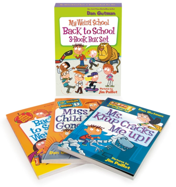 Binding: Paperback
Description: With more than 23 million books sold bestselling author Dan Gutman's My Weird School series really gets kids reading! This chapter book box set is an excellent choice to share during homeschooling in particular for children ages 6 to 8 who are ready to read independently.