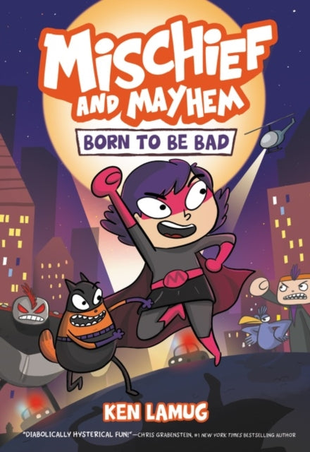 Binding: Paperback
Title: Mischief And Mayhem #1: Born To Be Bad
Author(s): Lamug Ken, Ken Lamug
Publisher: Harpercollins
Barcode: 9780062970756
Pages: 256 Pages
Language: English
Publication Date: 6/15/2021