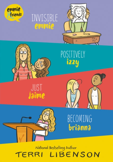 Libenson Terri - Emmie & Friends 4 - Book Box Set Invisible Emmie Positively Izzy Just Jaime Becoming Brianna - Paperback