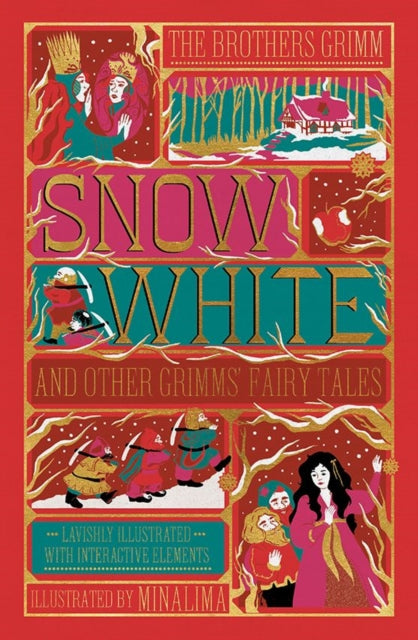 Grimm Jacob And Wilhelm - Snow White And Other Grimms Fairy Tales (Minalima Edition) Illustrated With Interactive Elements - Hardcover