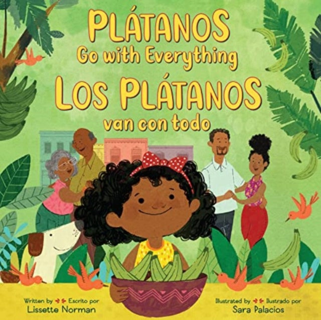 Binding: Hardcover
Description: With the English and Spanish text side by side on the page this bilingual edition of the vibrant picture book celebrating the strength of community and the versatility of pl tanos is ideal for bilingual readers as well as Spanish speakers learning English and vice versa.