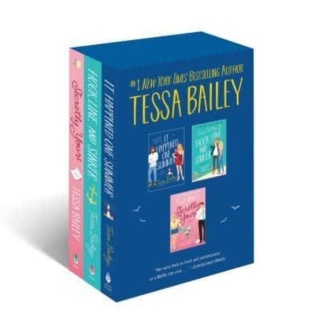 Binding: Paperback
Description: Together in a beautiful boxed set three delightful summer rom - coms from #1 New York Times bestselling author Tessa Bailey! Fall in love over and over again with these three bestselling stories.