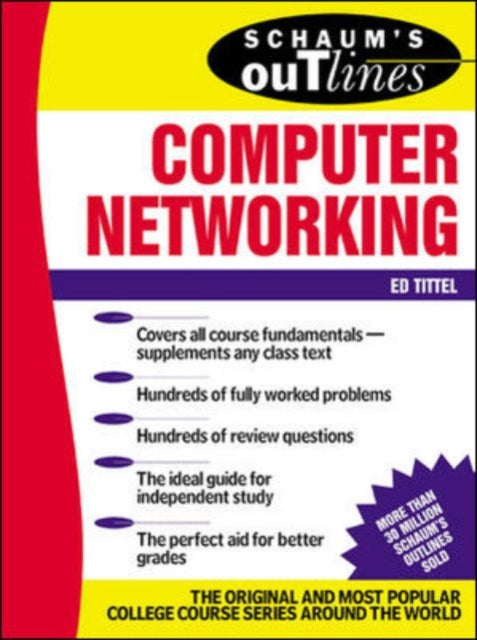 Binding: Paperback
Description: Helps you learn the fundamentals of computer networking. This book helps you: use examples to solve problems; brush up before tests; find answers fast; study quickly and more effectively; and get the big picture without poring over lengthy textbooks.