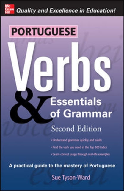 Binding: Paperback
Description: Your one - stop guide to mastering the basics of Portuguese Can one book have all you need to communicate confidently in a new language? Yes and that book is Portuguese Verbs & Essentials of Grammar.