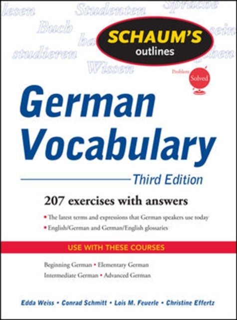 Binding: Paperback
Description: Tough Test Questions? Missed Lectures? Not Enough Time? Fortunately for you there's Schaum's Outlines. More than 40 million students have trusted Schaum's to help them succeed in the classroom and on exams. Schaum's is the key to faster learning and higher grades in every subject.