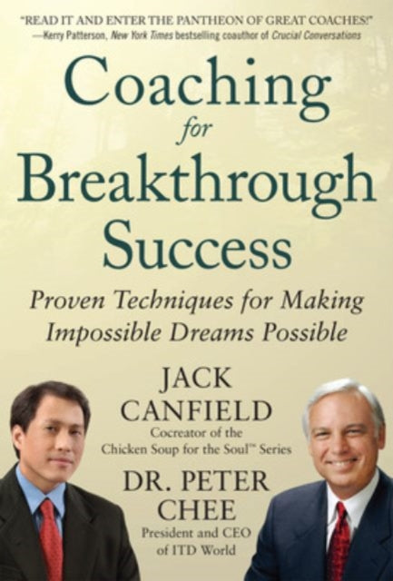 Binding: Hardcover
Description: A powerful new coaching method from Chicken Soup for the Soul co - creator Jack Canfield! At the heart of a great coach is a firm belief that each player is a uniquely valuable individual with distinct giftedness and potential for greatness.