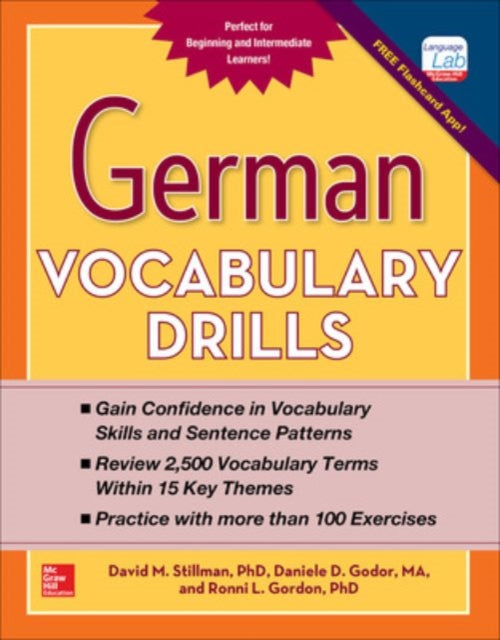 Binding: Paperback
Description: German Vocabulary Drills presents clusters of essential terms students need to know which are reinforced by a variety of written exercises.