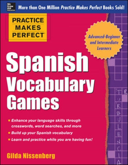 Binding: Paperback
Description: Enables you build your Spanish vocabulary with games. Helping you master more than 1,000 Spanish words. This title features word searches crosswords acrostics scrambles and more.
