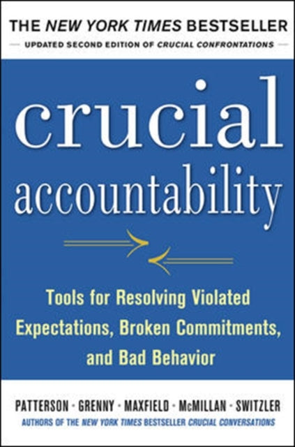 Binding: Paperback
Description: Hold anyone accountable. Master performance discussions. Get Results. Broken promises missed deadlines poor behavior - - they don't just make others lives miserable; they can sap up to 50 percent of organizational performance and account for the vast majority of divorces.