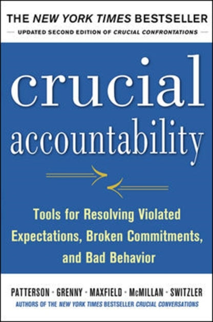 Binding: Paperback
Description: Hold anyone accountable. Master performance discussions. Get Results. Broken promises missed deadlines poor behavior - - they don't just make others lives miserable; they can sap up to 50 percent of organizational performance and account for the vast majority of divorces.