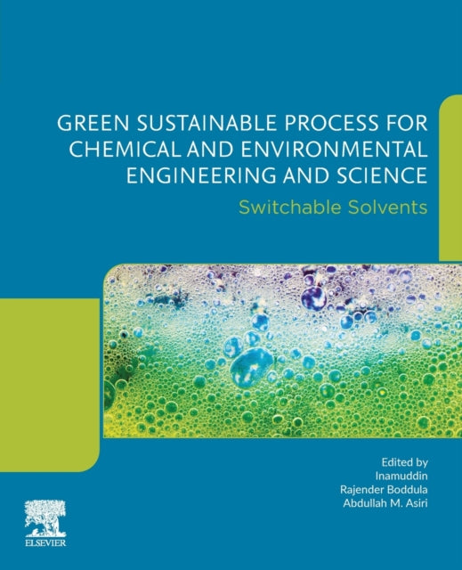Binding: Paperback
Description: Green Sustainable Process for Chemical and Environmental Engineering and Science: Switchable Solvents explores the preparation properties chemical processes and applications of this class of green solvents.
