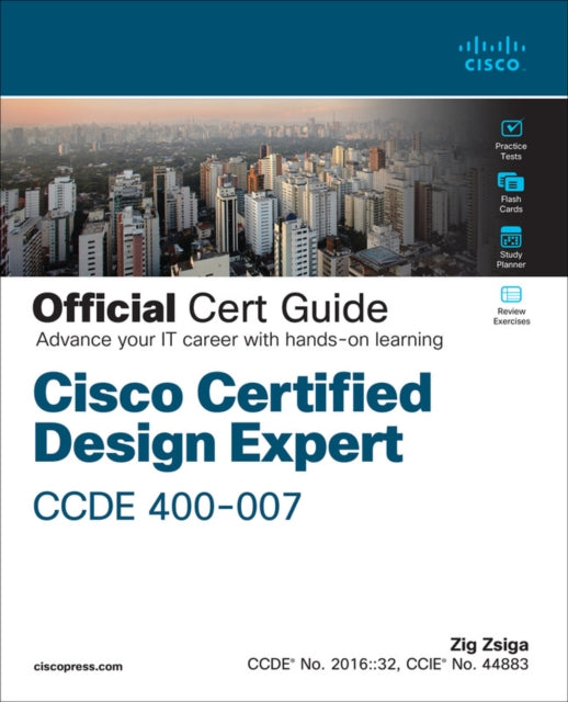 Binding: Multiple Components
Description: Marwan Alshawi's best - selling Cisco Press book the CCDE Study Guide served as the inspiration and content basis for this new Official Cert Guide which covers the latest CCDE exam blueprint.