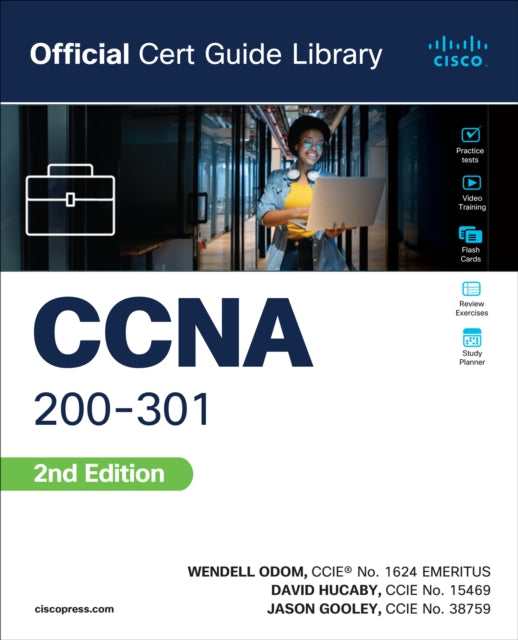 Binding: Multiple Components
Description: CCN a 200 - 301 Official Cert Guide Library is a comprehensive review and practice package for the latest CCN a exam and is the only self - study resource approved by Cisco.