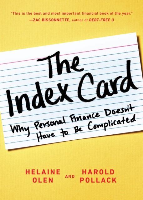 Binding: Paperback
Title: The Index Card
Brand: Penguin Putnam Inc
Barcode: 9780143130529
Pages: 256 Pages
Publication Date: 3/7/2017
Category: Personal Finance