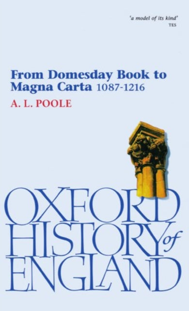 Binding: Paperback
Description: This illuminating book provides an account of a century and a half of English medieval history beginning with the compilation of the Domesday Book and culminating in the issue of the Magna Carta and the subsequent civil war. A. L.
