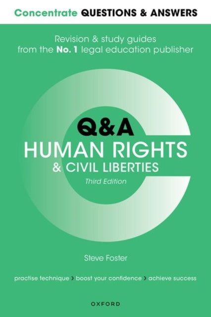 Binding: Paperback
Description: Concentrate Q& A Human Rights and Civil Liberties guides you through how to structure a successful answer to a legal problem.