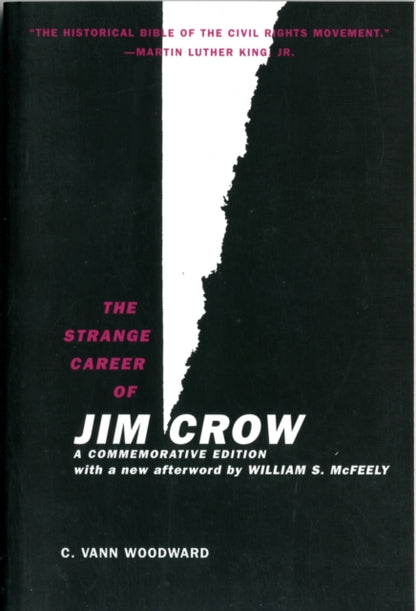 Binding: Paperback
Description: Strange Career offers a clear and illuminating analysis of the history of Jim Crow laws and American race relations. This book presented evidence that segregation in the South dated only to the 1880s.