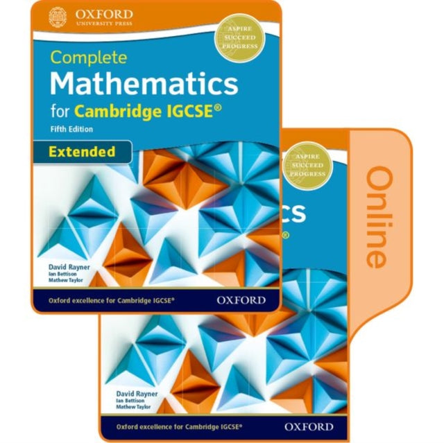 Binding: Multiple Components
Description: Build confidence for the latest Cambridge syllabus (0580) with the trusted and rigorous approach of Complete Mathematics now in its Fifth Edition. From renowned author trusted David Rayner the rigorous practice - based approach ensures top Cambridge Igcse results.