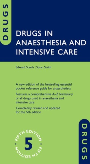 Description: An essential reference text the fifth edition of this popular book details drugs in anaesthesia and intensive care in an A - Z format. The book describes the pharmacokinetics and pharmacodynamics of all the drugs commonly used by anaesthetists.