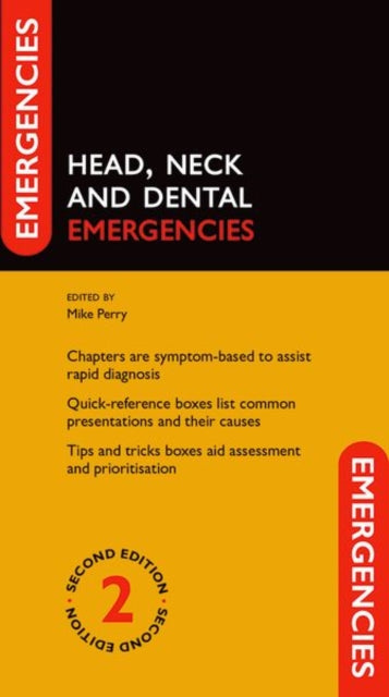 Binding: Paperback
Description: Head Neck and Dental Emergencies Second Edition provides the reader with a practical approach to the diagnosis and management of all urgent or emergent problems that occur above the collar bones.