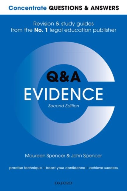 Binding: Paperback
Description: The Concentrate Q& As are a result of a collaboration involving hundreds of law students and lecturers from universities across the UK. The series offers you better support and a greater chance to succeed on your law course than any of the competitors.