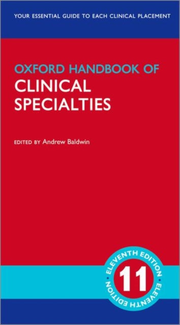 Description: For over thirty years the Oxford Handbook of Clinical Specialties has guided students and junior doctors through their clinical placements renowned for providing all the information needed for both practice and revision in a deceptively small package.