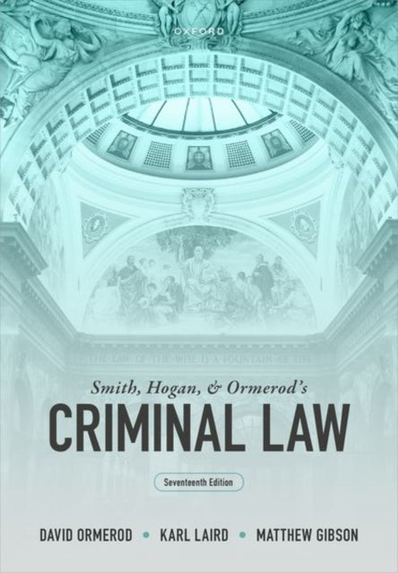 Binding: Paperback
Description: Smith Hogan & Ormerod's Criminal Law is the most authoritative and respected criminal law textbook from the leading minds in the field. The book owes its consistent popularity to its depth of analysis breadth of coverage and accessible style.