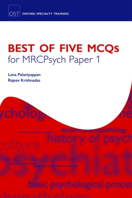 Binding: Paperback
Description: Following hot on the heels of the launch of the new syllabus and new MRC Psych exam in Spring 2008 by the Royal College of Psychiatrists this book contains 450 multiple choice questions to help psychiatry trainees to prepare for paper 1 of the exam.