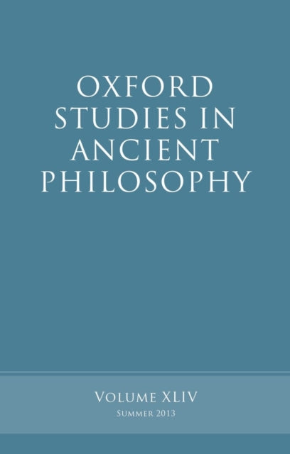 Binding: Paperback
Description: Oxford Studies in Ancient Philosophy is a volume of original articles on all aspects of ancient philosophy. The articles may be of substantial length and include critical notices of major books. OSAP is now published twice yearly in both hardback and paperback.