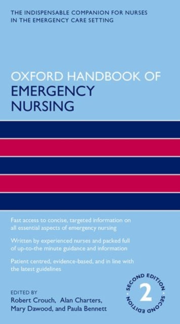 Binding: Paperback
Description: Emergency nursing requires rapid assessment and decision - making. Often nurses are required to make sense of considerable amounts of information and act on it.