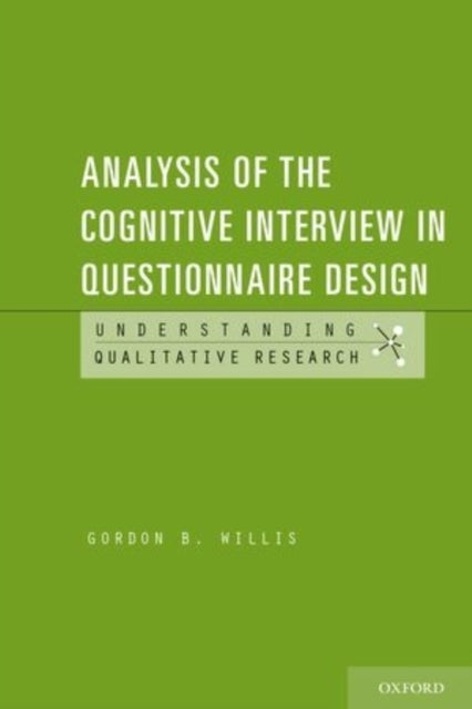 Binding: Paperback
Description: Cognitive interviewing based on the self - report methods of Ericsson and Simon is a key form of qualitative research that has developed over the past thirty years.