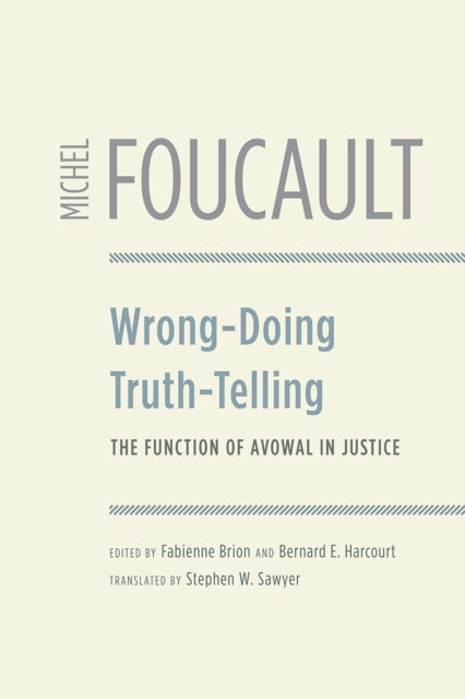 Binding: Paperback
Description: Three years before his death Michel Foucault delivered a series of lectures at the Catholic University of Louvain that until recently remained almost unknown.