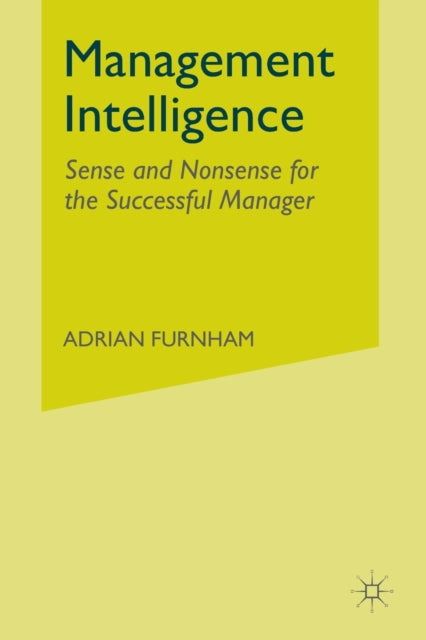 Binding: Paperback
Description: Adrian Furnham takes a sideways glance at management in this book of short essays. The essays are like tablets: to be taken a few at a time. They are designed to cure hangovers reduce blood pressure and lighten the mood.
