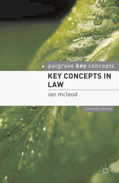 Binding: Paperback
Description: Legal terminology need not be intimidating or obscure. This is the ideal introduction to the meaning of the core vocabulary which confronts anyone approaching the study of Law for the first time. It includes clear explanations of Latin words and phrases.