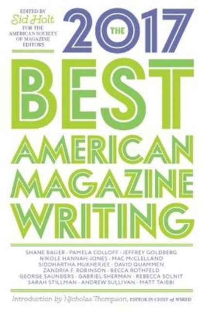 Binding: Paperback
Description: With the work of reporters under fire worldwide this year's anthology of National Magazine Award finalists and winners is a timely reminder of the power of journalism.