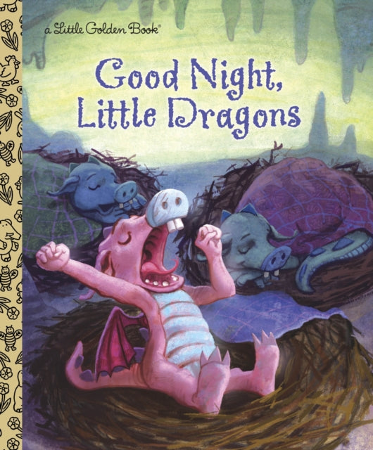 Binding: Hardcover
Description: Going to bed has never been this much fun! What do little dragons do before going to bed? They brush their fangs take a bath and breathe fire of course! This Little Golden Book follows three small dragons through a funny - yet - familiar bedtime routine that kids are sure to enjoy.