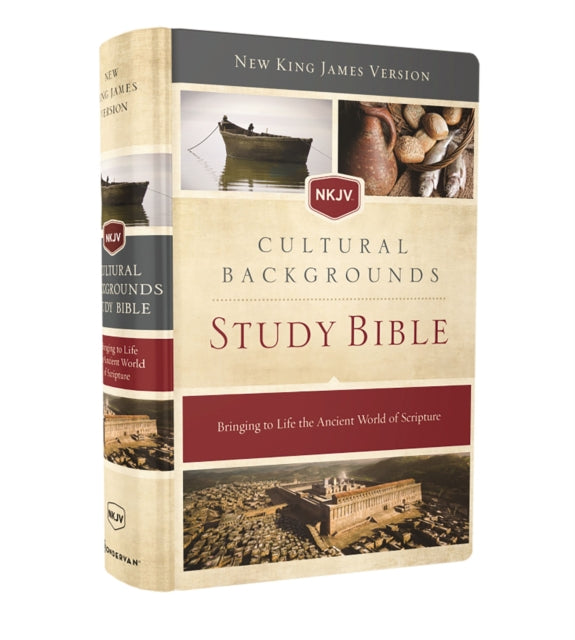 Zondervan - Nkjv Cultural Backgrounds Study Bible Hardcover Red Letter Bringing To Life The Ancient World Of Scripture - Hardcover