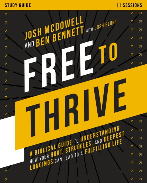 Binding: Paperback
Description: Your struggles are not random. They are signals that when answered can lead you toward a thriving life. In the Free to Thrive Study Guide designed for use with the Free to Thrive Video Study Josh Mc Dowell and Ben Bennett will take you on a journey of healing.