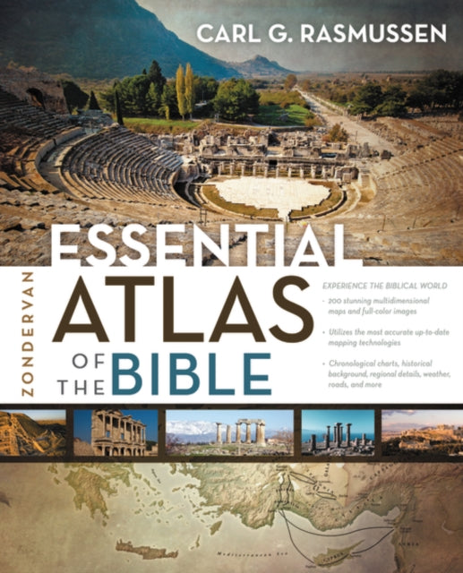 Binding: Paperback
Description: The Zondervan Essential Atlas of the Bible by Carl G. Rasmussen is a concise full - color atlas filled with stunning multidimensional and three - dimensional maps photos and charts designed to help you better understand the history and places of the Bible and its world.