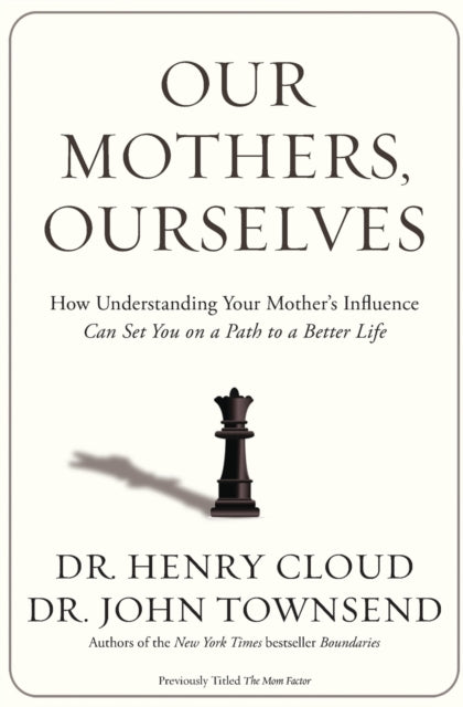 Binding: Paperback
Description: In Our Mothers Ourselves Henry Cloud and John Townsend show how understanding how our mothers have profoundly influenced our lives can set us on a path toward wholeness and growth. No one has influenced the person you are today like your mother.
