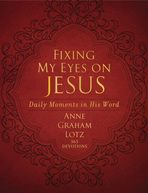 Binding: Special Bindings
Description: In Fixing My Eyes on Jesus from bestselling author and trusted Bible teacher Anne Graham Lotz you ll enjoy a 365 - day devotional and Scripture reading with each day focused on Jesus. The beautiful package includes large type for ease of reading.