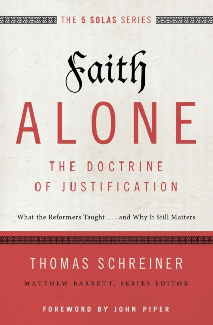 Binding: Paperback
Description: Faith Alone - - - The Doctrine of Justification is part of the Five Solas Series offering readers a look back to the five rallying cries of the Reformation - - - the five solas - - - while seeking to apply them in a fresh way to the contemporary church.