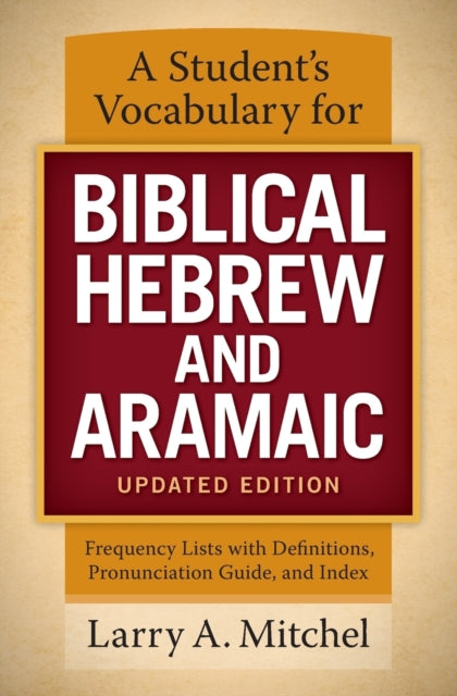Binding: Paperback
Description: A Student's Vocabulary for Biblical Hebrew and Aramaic has been a standard resource for students of Hebrew and Aramaic for over 30 years. This new edition has updated formatting and transliterations to be more useful for students in vocabulary acquisition.
