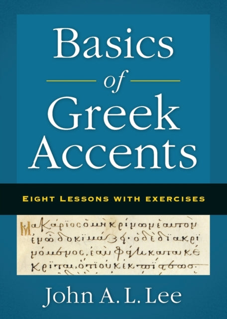 Binding: Paperback
Description: Basics of Greek Accents by John A. L. Lee is a compact student - friendly and practical guide intended to introduce students to the basics of ancient Greek accents whether classical or biblical giving them a foundation they will use as they continue their studies.