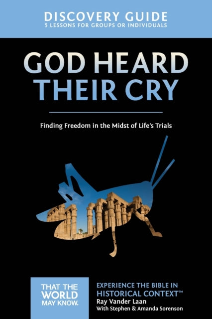 Binding: Paperback
Description: This five - session small group Bible study God Heard Their Cry by Ray Vander Laan is volume eight of the That the World May Know series. In it Vander Laan illustrates how God answered the Israelites as they were persecuted in Egypt.